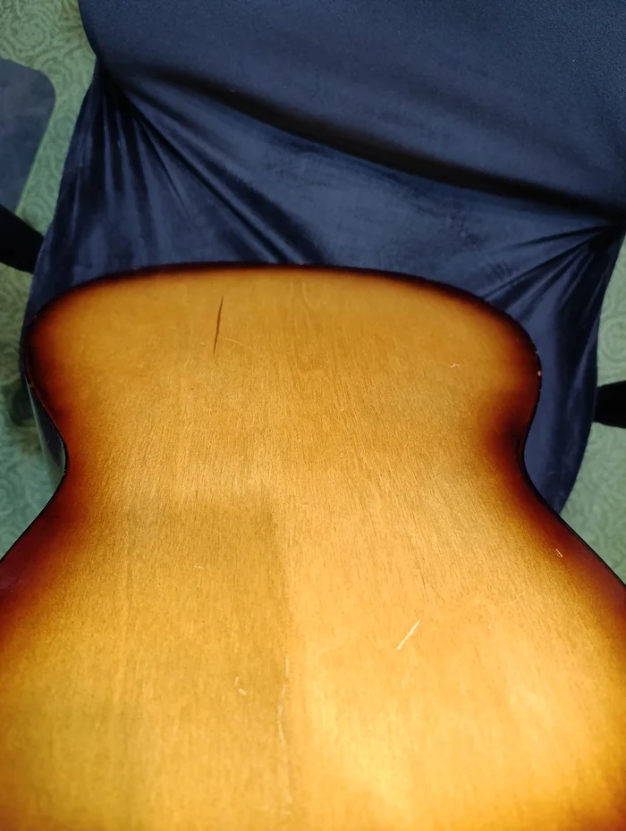 Got a guitar - My, Guitar, Restoration, Longpost
