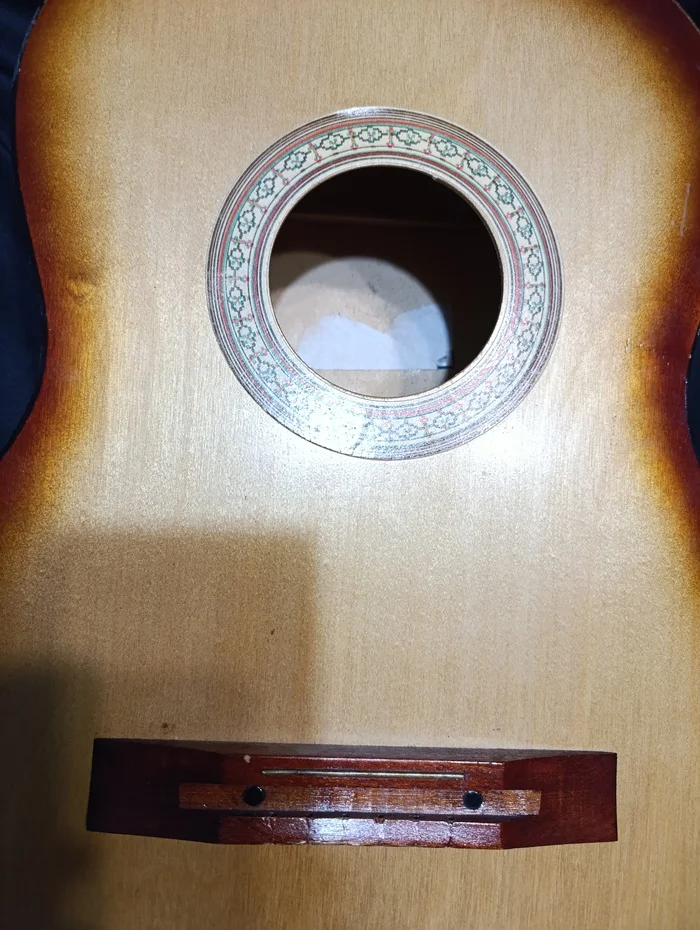 Got a guitar - My, Guitar, Restoration, Longpost