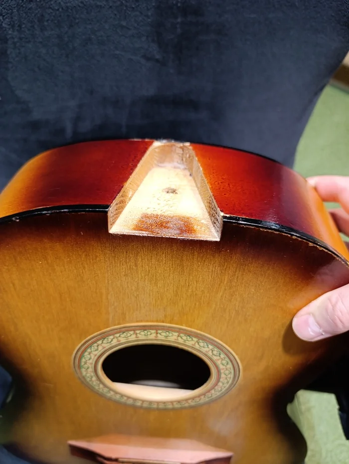 Got a guitar - My, Guitar, Restoration, Longpost