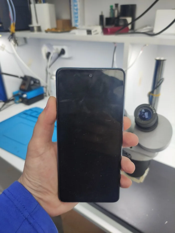 Typical problem, no image Samsung A52 (connector replacement) - Samsung, Repair of equipment, Ремонт телефона, Service center, Soldering, I fixed everything, Repairers Community, Telegram (link), Longpost