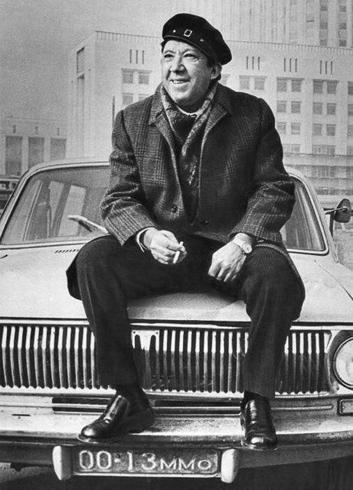 Great man - the USSR, Youth, Youth, Nostalgia, Auto, Car, Car plate numbers, Actors and actresses, Soviet actors, The photo, Old photo, Telegram (link), Yury Nikulin, Repeat