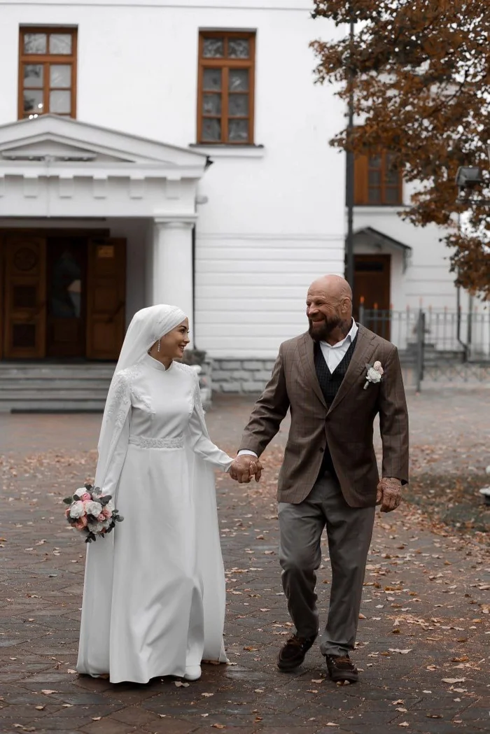 MMA fighter Jeff Monson, who converted to Islam, got married! - Islam, Jeff Monson, The photo, Wedding, Family, Athletes, Muslims, VKontakte (link), Longpost