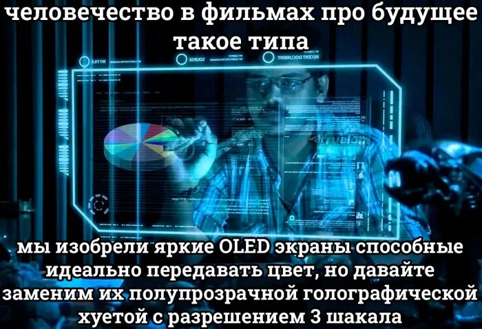 So that not only you can see the picture - Picture with text, Humor, Future, Hologram, Screen, Telegram (link), Mat