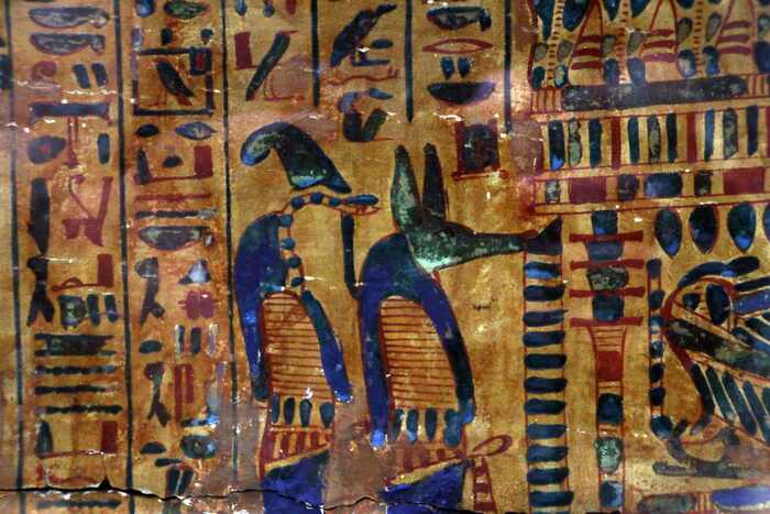 Фрагмент росписи саркофага Несипахерентахата