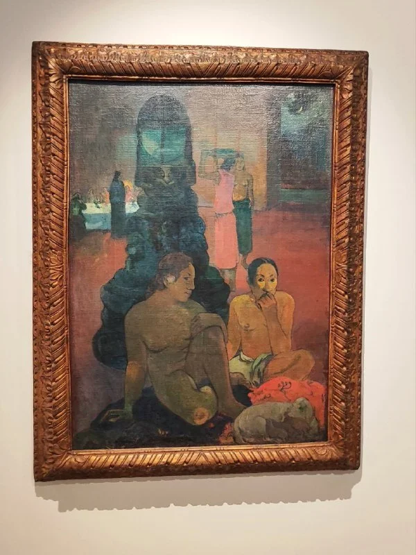 Painting The Great Buddha by Paul Gauguin - My, Art, Oil painting, Artist, Art, Mythology, Paul Gauguin, Impressionism, Modern Art, Longpost