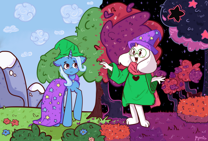   My Little Pony, , Deltarune, Trixie, Asriel, 