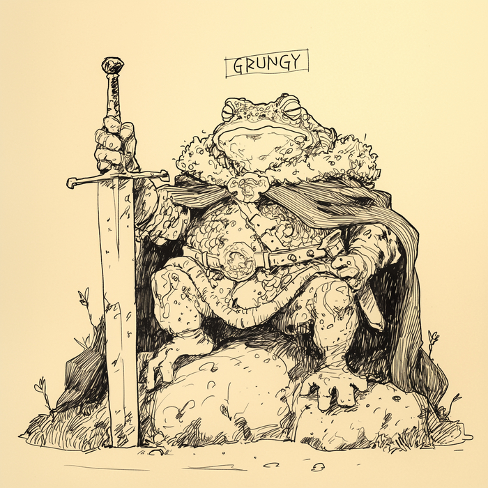 Inktober-2024. День 16: Grungy желает всем своим чувакам прекрасной среды!