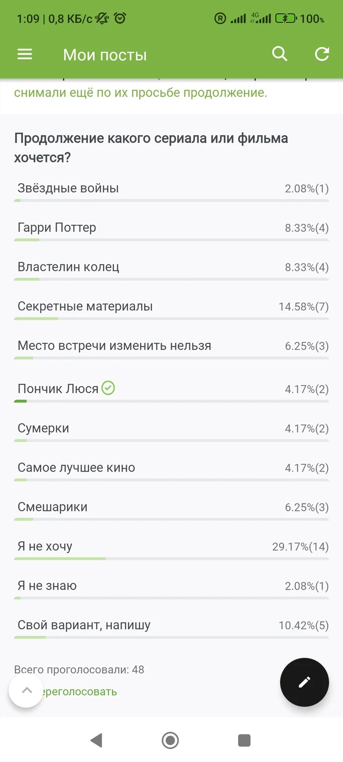 It wasn't me who deleted the polls)) - My, Advertising on Peekaboo, Survey, Screenshot, Longpost