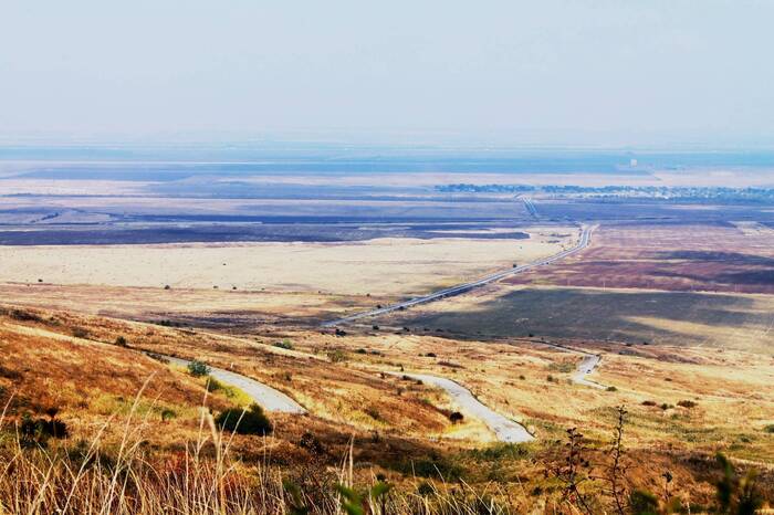 I love this place - My, The photo, Nature, Landscape, Road, Steppe, Field