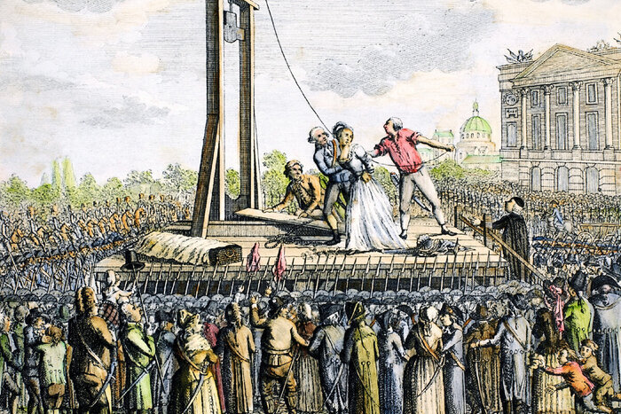 Событие века - Казнь Марии-Антуанетты.