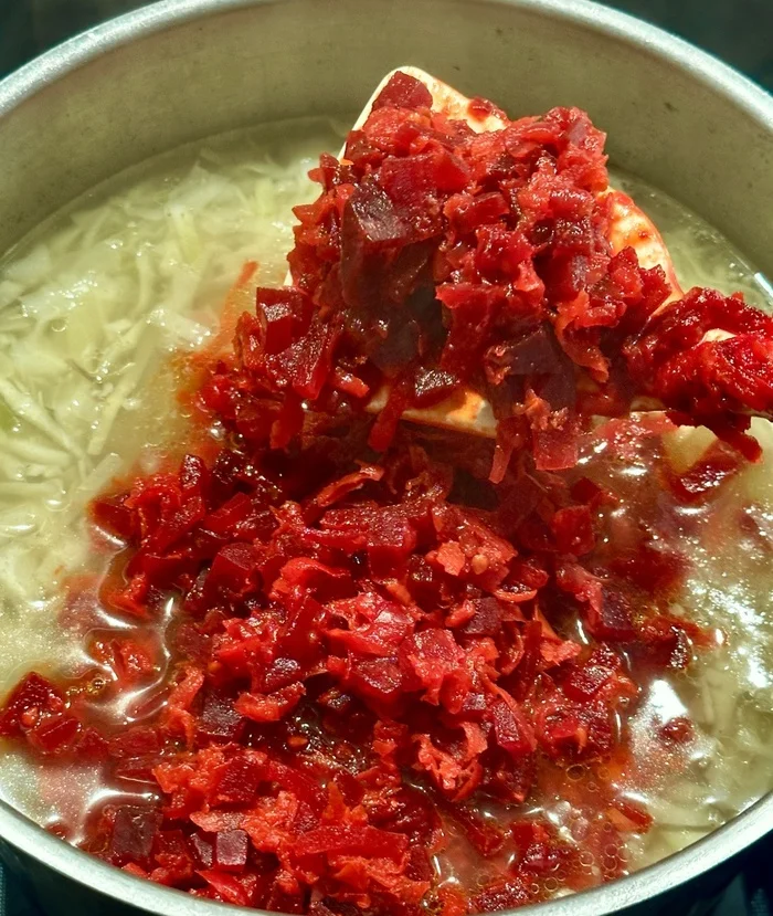 Borscht. Two Paths (Reflections in General, About Borscht - My, Food, Recipe, Borsch, Men's cooking, Preparation, Dinner, Longpost, Soup