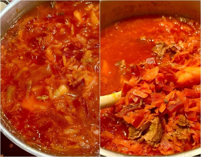 Borscht. Two Paths (Reflections in General, About Borscht - My, Food, Recipe, Borsch, Men's cooking, Preparation, Dinner, Longpost, Soup