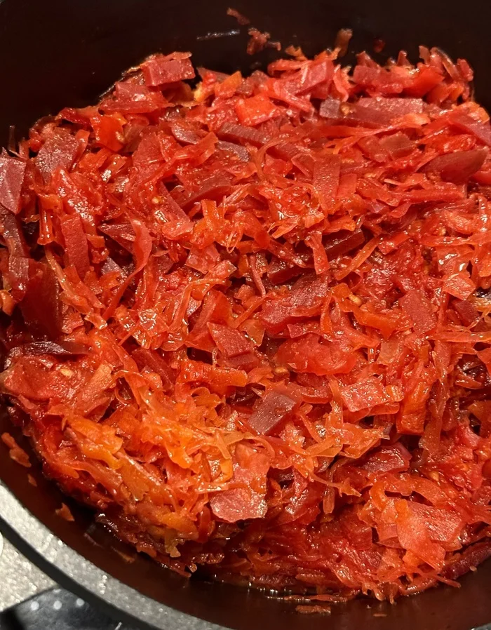Borscht. Two Paths (Reflections in General, About Borscht - My, Food, Recipe, Borsch, Men's cooking, Preparation, Dinner, Longpost, Soup