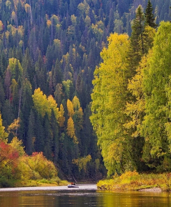 Golden autumn in the Urals, Perm region, Usva - Autumn, Ural, The photo, Perm Territory, Nature, The nature of Russia, beauty