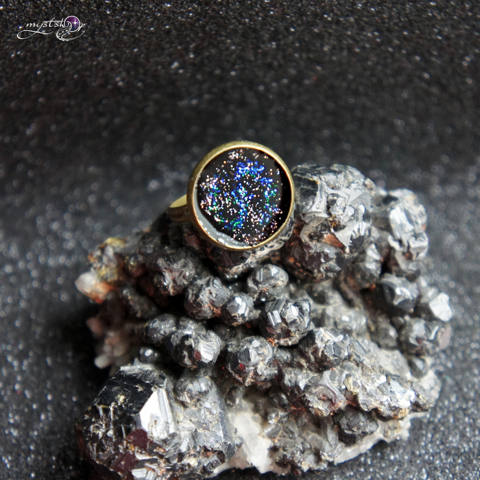 Колечко с галактикой