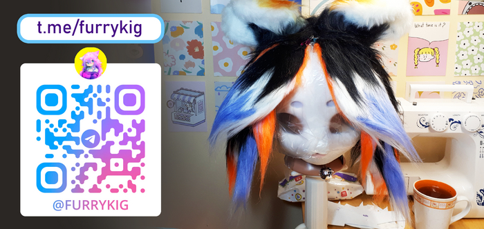 LoL у меня дедлайн через 3 дня, а я всё ещё доделываю маску в которой пойду на фестиваль ( ̄ε(# ̄)