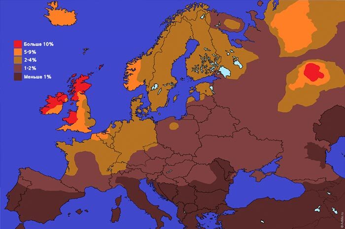 Geographical maps that make you look at the world from a different angle, continued - Geography, Cards, Facts, Statistics, Unusual, Peace, Europe, USA, Country, Longpost