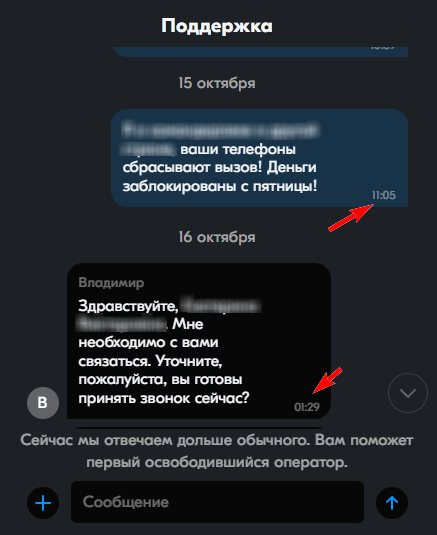 Озон банк  - банк с худшей системой поддержки