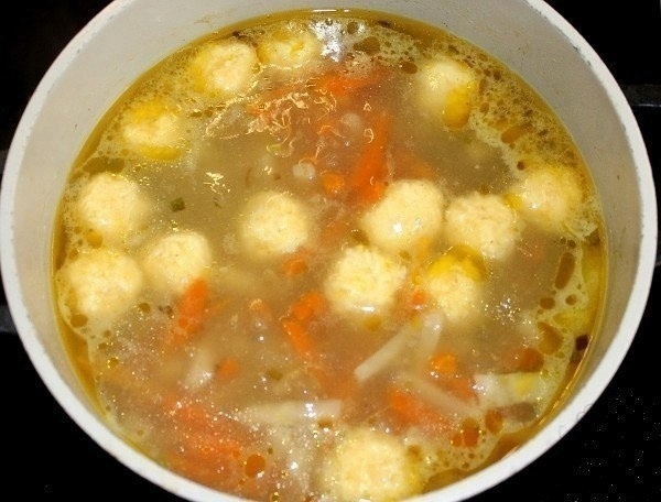 Soup with cheese dumplings - Recipe, Cooking, Ingredients, Serving dishes, Soup, Cheese soup, Dinner, Dinner, Longpost