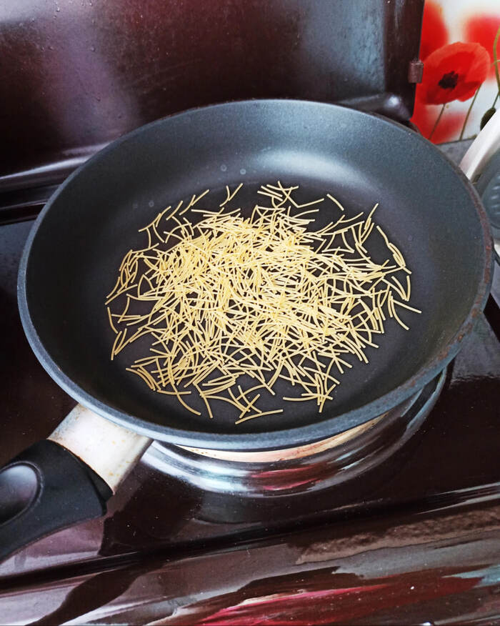 I fry pasta for soup - My, Ingredients, Recipe, Serving dishes, Soup, Cooking, Dinner