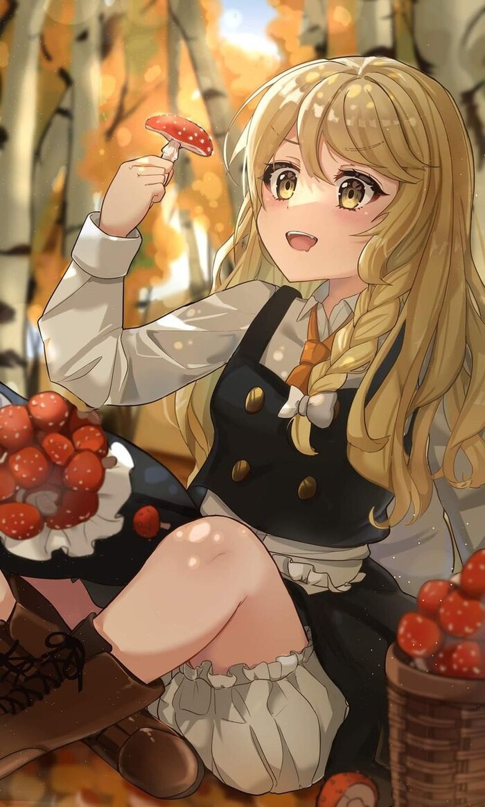  , Anime Art, Touhou, Kirisame Marisa