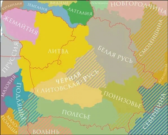 Географические и политические названия на карте Европы.