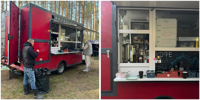 Вся еда и напитки для группы бесплатно, несмотря на фото. Это просто кто-то баловался