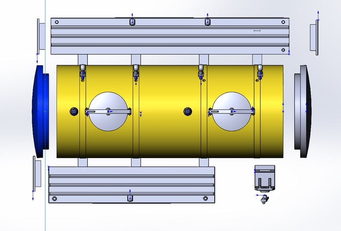 Немного "рендеров" уже готовой бочки.