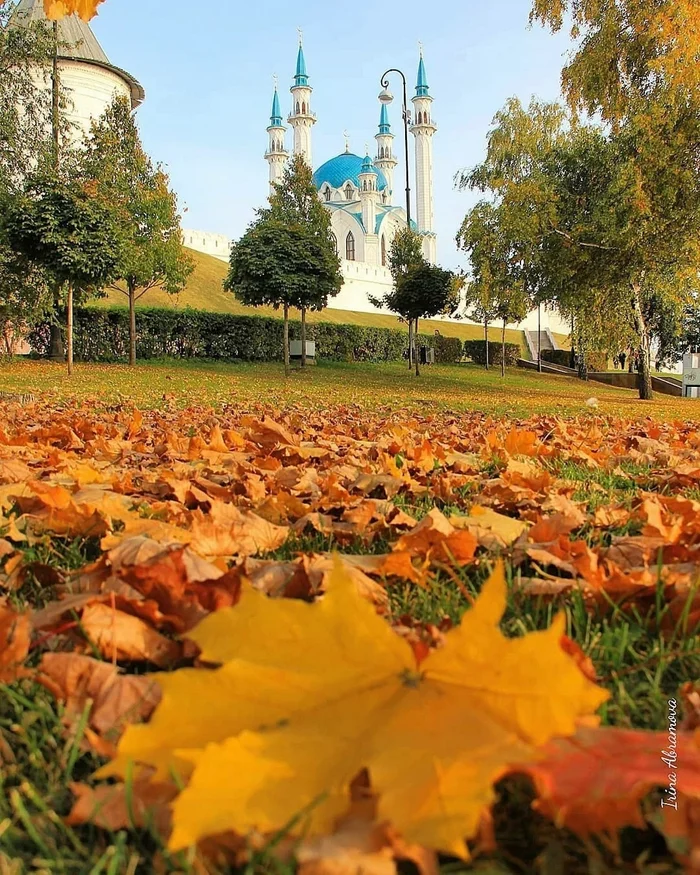 Осень в Казани - Осень, Фотография, Казань, Татарстан, Мечеть Кул-Шариф, Мечеть