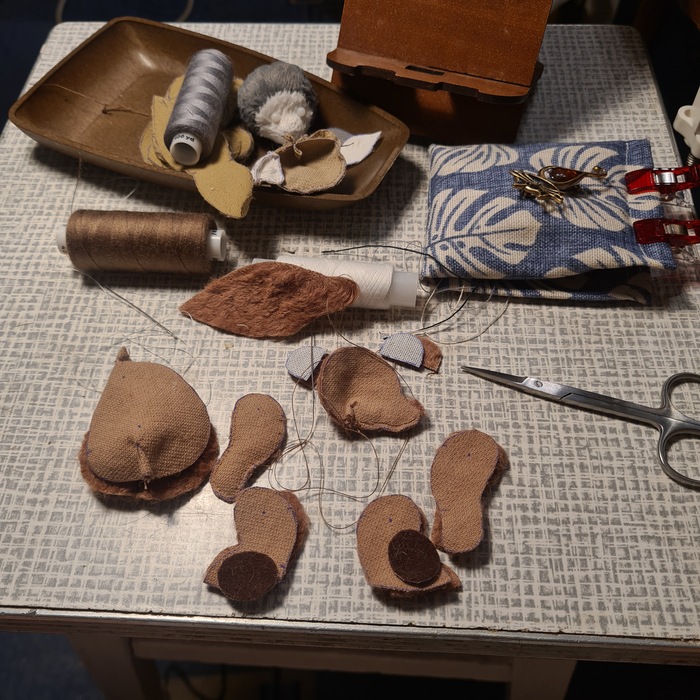 Так выглядит будущий мишка