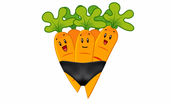 Морковка в трусах