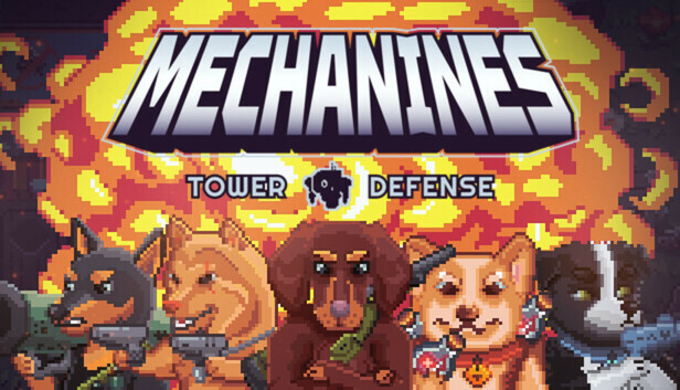 Mechanines Tower Defense. Собакены на страже - Моё, Обзор, Инди, Игровые обзоры, Компьютерные игры, Steam, Tower Defense, Собака, Новинки, Игры, Длиннопост