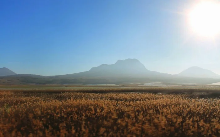 Morning - My, The photo, Nature, Landscape, The mountains, Autumn, Stavropol region