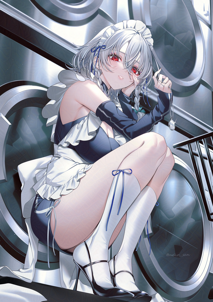  Touhou, Izayoi Sakuya, , , Anime Art, ,  