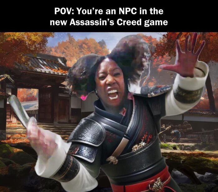 Заголовок Мемы, Черный юмор, Assassins Creed
