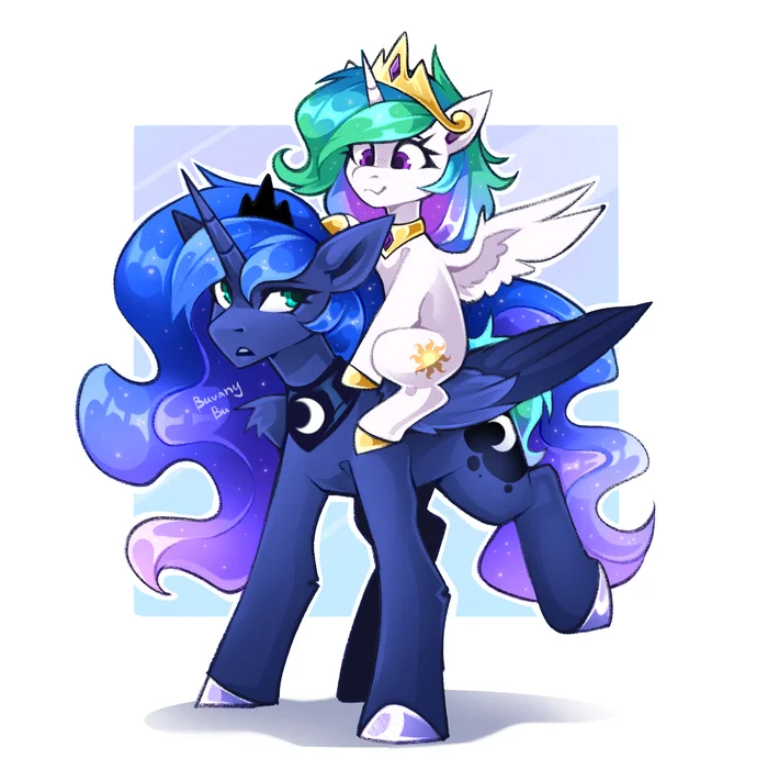 Вперёд! - My Little Pony, Princess Luna, Princess Celestia