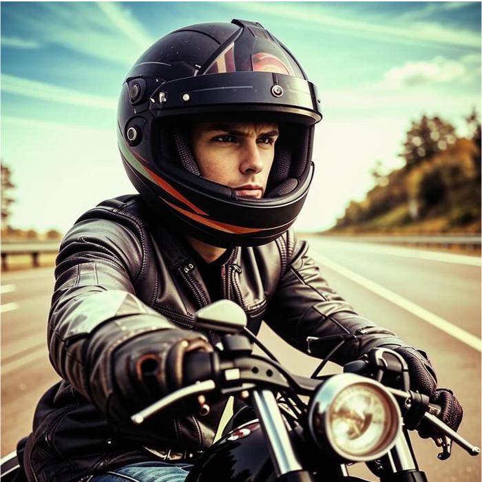 А это тот самый красивый молодой мотоциклист, сгенерированный нейросетью