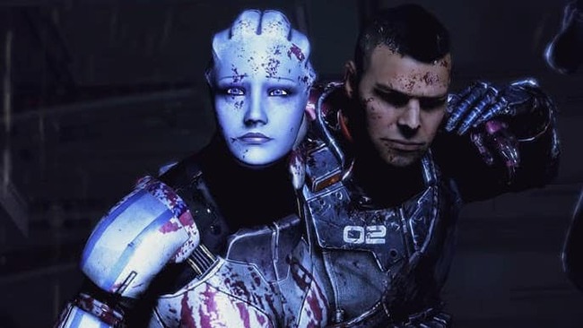 По-моему, одна из самых грустных сцен в истории игр - Шепард, Лиара ТСони, Mass Effect, Игры, Ностальгия, Видео