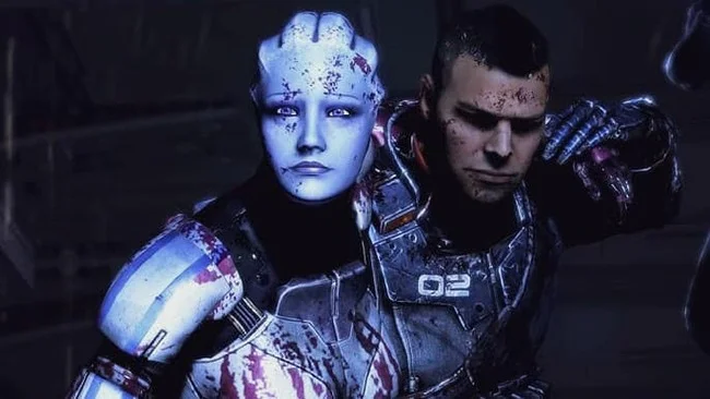 In my opinion, one of the saddest scenes in the history of games - Shepard, Liara Tsoni, Mass effect, Games, Nostalgia, Video