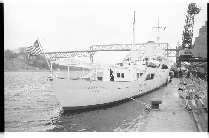 Christina в Нордхафене (Германия), март 1957 года