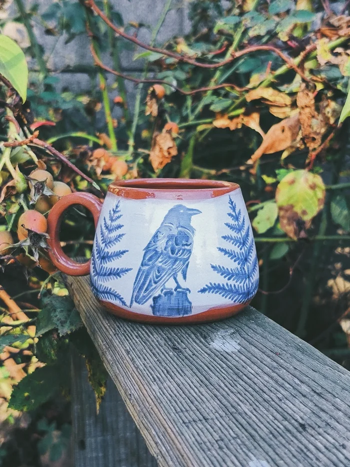 Forest cups. History of creation - My, Ceramics, A cup, Clay, Republic of Belarus, Pottery, Painting, Process, Needlework with process, Video, Vertical video, Longpost