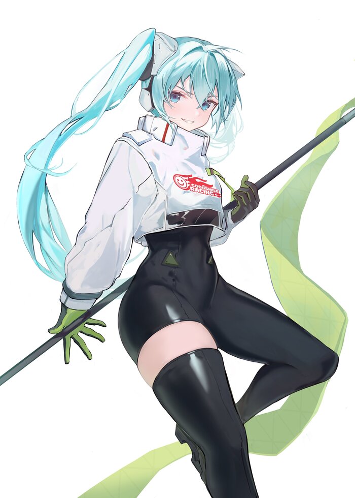 Hatsune Miku #171 , Anime Art, Hatsune Miku, ,  , Racing Miku, Bodysuit, , , , , 