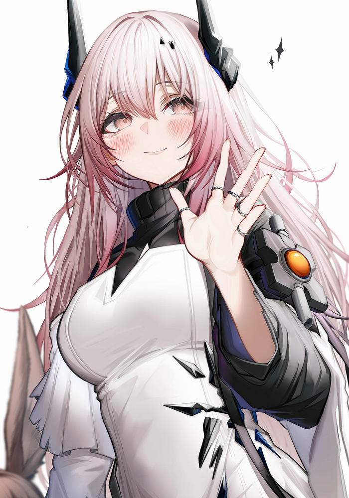 Theresa Anime Art, , Arknights, Theresa (Arknights), Tab head