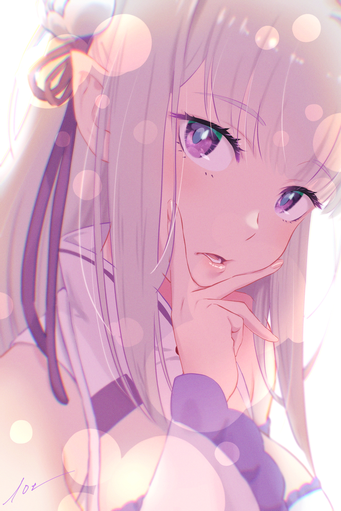 Emilia Anime Art, , , , Emilia, Re:Zero Kara, Twitter ()