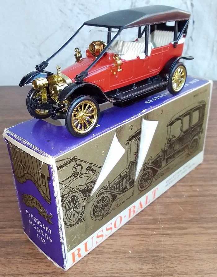 My collection of scale models from the USSR era (part two) - Retro car, Russo-Balt, Modeling, Made in USSR, Tantalum, Scale model, Longpost