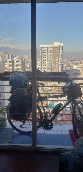 I rode a bike around the capital of Chile, Santiago - My, A bike, Chile, Cyclist, Bike trip, Solo travel, South America, Bike ride, Couchsurfing, Travels, Andes, City walk, Longpost