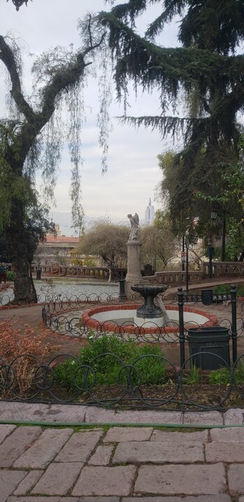 Walking in the city center. Santiago Chile - My, South America, A bike, Travels, Bike trip, Solo travel, Chile, Santiago, Bike ride, Andes, Cyclist, Town, Longpost