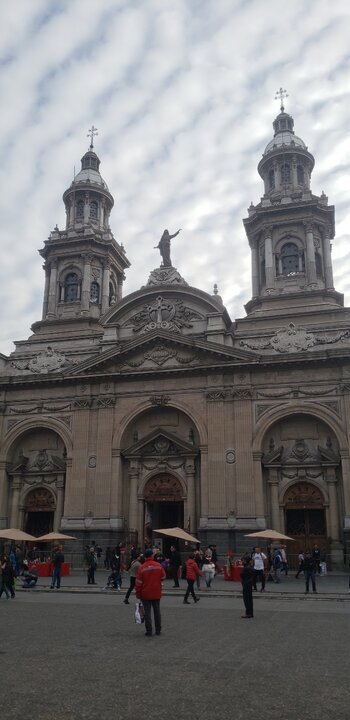 Walking in the city center. Santiago Chile - My, South America, A bike, Travels, Bike trip, Solo travel, Chile, Santiago, Bike ride, Andes, Cyclist, Town, Longpost