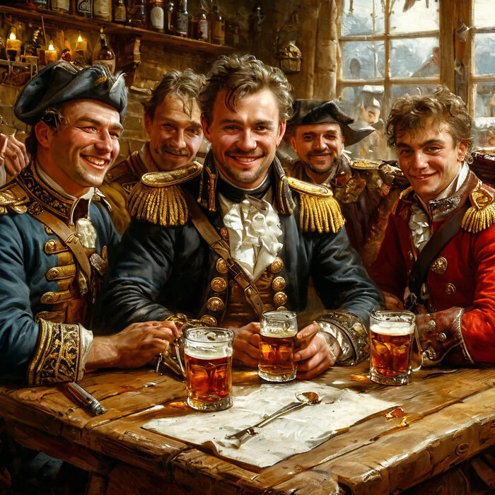 Lieutenant Rzhevsky - a national hero - My, Question, Lieutenant Rzhevsky, Sex, Beer, Hussars, Vulgarity