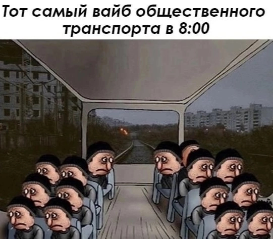 Feel this vibe - Vibe, Public transport, Memes, Humor, Picture with text, Transport